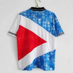 Engeland 1990 Mash-Up Shirt Korte Mouw Klassieke Retro Voetbalshirts-1