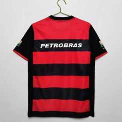 Flamengo 2000/01 Thuis tenue Korte Mouw Klassieke Retro Voetbalshirts-1