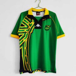 Jamaica 1998 Uit tenue Korte Mouw Klassieke Retro Voetbalshirts