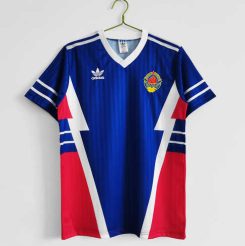 Joegoslavië 1990 Thuisshirt Korte Mouw Klassieke Retro Voetbalshirts