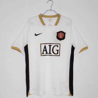 Manchester United 2006/07 Uit tenue Korte Mouw Klassieke Retro Voetbalshirts