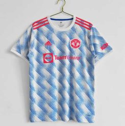 Manchester United 2021/22 Uit tenue Korte Mouw Klassieke Retro Voetbalshirts