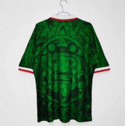 Mexico 1998 Thuis tenue Korte Mouw Klassieke Retro Voetbalshirts-1