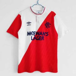 Rangers 1987/88 Uitshirt Korte Mouw Klassieke Retro Voetbalshirts