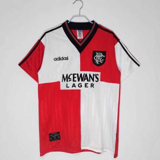 Rangers 1995/96 Uitshirt Korte Mouw Klassieke Retro Voetbalshirts