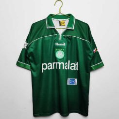 SE Palmeiras 1999 Thuis tenue Korte Mouw Klassieke Retro Voetbalshirts