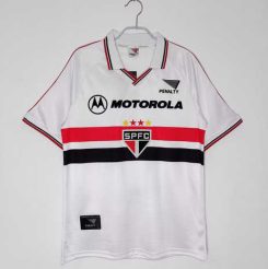 Sao Paulo 2000 Thuis tenue Korte Mouw Klassieke Retro Voetbalshirts