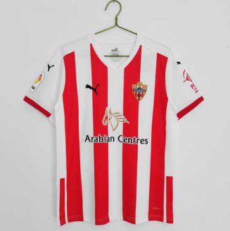 UD Almeria 2020/21 Thuis tenue Korte Mouw Klassieke Retro Voetbalshirts