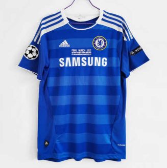 Chelsea 2011/12 Thuisshirt Korte Mouw Klassieke Retro Voetbalshirts