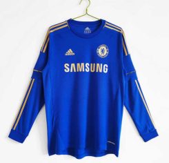 Chelsea 2012/13 Thuisshirt Lange Mouwen Klassieke Retro Voetbalshirts