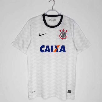 Corinthians 2012 Thuisshirt Korte Mouw Klassieke Retro Voetbalshirts