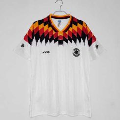 Duitsland 1994 Thuisshirt Korte Mouw Klassieke Retro Voetbalshirts