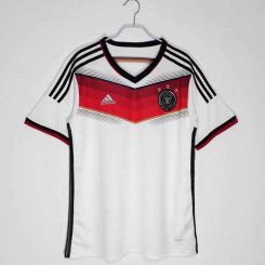 Duitsland 2014 Thuisshirt Korte Mouw Klassieke Retro Voetbalshirts