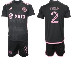 Inter Miami DeAndre Yedlin #2 Uitshirt 2023-24 Mensen Korte Mouw (+ Korte broeken) Voetbalshirts