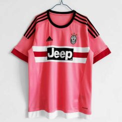 Juventus 2015/16 Uitshirt Korte Mouw Klassieke Retro Voetbalshirts