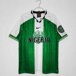 Nigeria 1996 Thuisshirt Korte Mouw Klassieke Retro Voetbalshirts