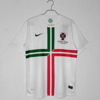 Portugal 2012/13 Uitshirt Korte Mouw Klassieke Retro Voetbalshirts