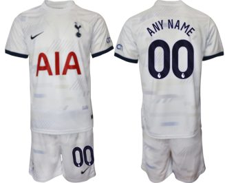 Tottenham Hotspur Any Name Thuisshirt 2023-24 Mensen Korte Mouw (+ Korte broeken) Voetbalshirts