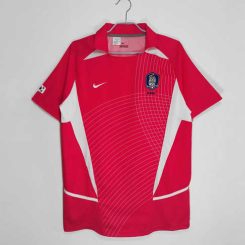 Zuid-Korea 2002/03 Thuisshirt Korte Mouw Klassieke Retro Voetbalshirts