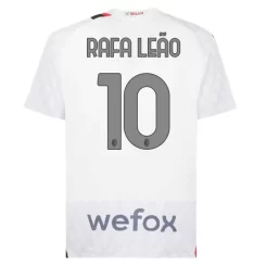 AC Milan Rafael Leão #10 Uitshirt 2023-2024 Voetbalshirt met Korte Mouw