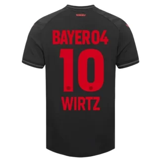 Bayer 04 Leverkusen Florian Wirtz #10 Thuisshirt 2023-2024 Voetbalshirt met Korte Mouw