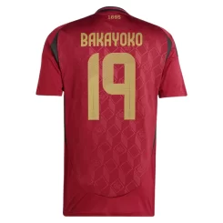 België Johan Bakayoko #19 Thuisshirt EK 2024 Voetbalshirts Korte Mouw