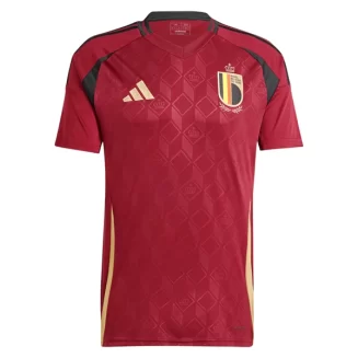 België Thuisshirt EK 2024 Voetbalshirts Korte Mouw