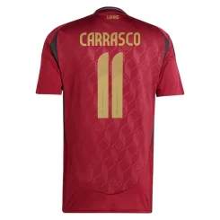 België Yannick Carrasco #11 Thuisshirt EK 2024 Voetbalshirts Korte Mouw