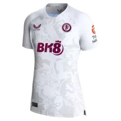 Dames Aston Villa Uitshirt 2023-2024 Voetbalshirts Korte Mouw