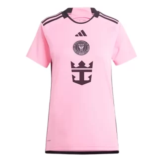 Dames Inter Miami CF Thuisshirt 2024-2025 Voetbalshirt met Korte Mouw