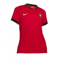 Dames Portugal Thuisshirt EK 2024 Voetbalshirts Korte Mouw