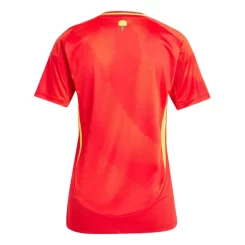 Dames Spanje Thuisshirt EK 2024 Voetbalshirts Korte Mouw-1