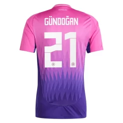 Duitsland Ilkay Gundogan #21 Uitshirt EK 2024 Voetbalshirts Korte Mouw