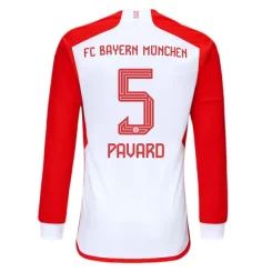 FC Bayern München Benjamin Pavard #5 Thuisshirt 2023-2024 Voetbalshirt met Lange Mouwen