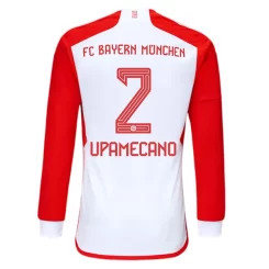 FC Bayern München Dayot Upamecano #2 Thuisshirt 2023-2024 Voetbalshirt met Lange Mouwen