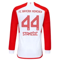 FC Bayern München Josip Stanišić #44 Thuisshirt 2023-2024 Voetbalshirt met Lange Mouwen