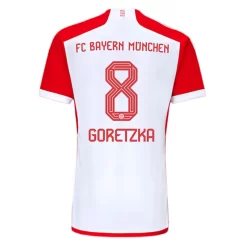 FC Bayern München Leon Goretzka #8 Thuisshirt 2023-2024 Voetbalshirt met Korte Mouw