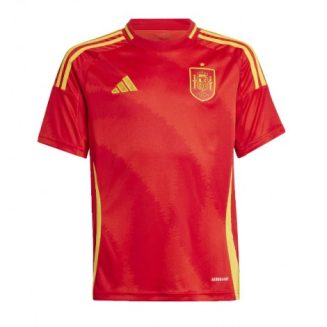 Goedkope Spanje Thuisshirt EK 2024 Voetbalshirts Korte Mouw Kopen