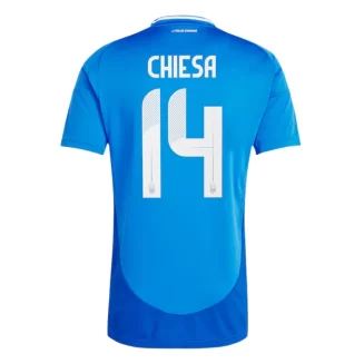 Italië Federico Chiesa #14 Thuisshirt EK 2024 Voetbalshirts Korte Mouw