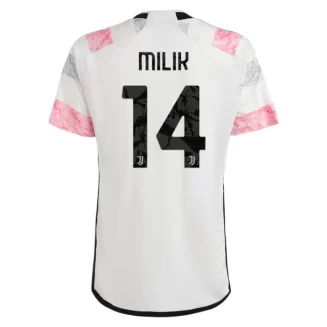 Juventus Arkadiusz Milik #14 Uitshirt 2023-2024 Voetbalshirts Korte Mouw