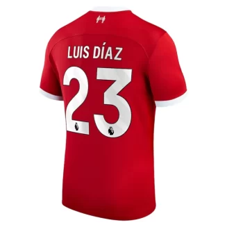 Liverpool Luis Díaz #23 Thuisshirt 2023-2024 Voetbalshirts Korte Mouw