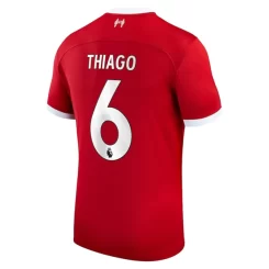 Liverpool Thiago Alcantara #6 Thuisshirt 2023-2024 Voetbalshirts Korte Mouw