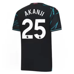 Manchester City Akanji #25 Derde Shirt 2023-2024 Voetbalshirts Korte Mouw