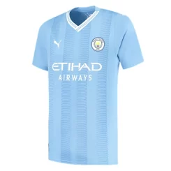 Manchester City Aymeric Laporte #14 Thuisshirt 2023-2024 Voetbalshirts Korte Mouw-1