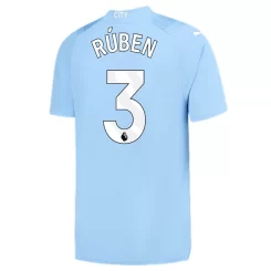 Manchester City Ruben #3 Thuisshirt 2023-2024 Voetbalshirts Korte Mouw