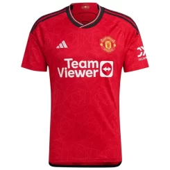 Manchester United Bruno Fernandes #8 Thuisshirt 2023-2024 Voetbalshirts Korte Mouw-1