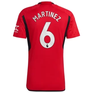 Manchester United Lisandro Martinez #6 Thuisshirt 2023-2024 Voetbalshirts Korte Mouw