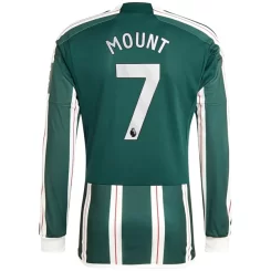 Manchester United Mason Mount #7 Uitshirt 2023-2024 Voetbalshirts Lange Mouwen