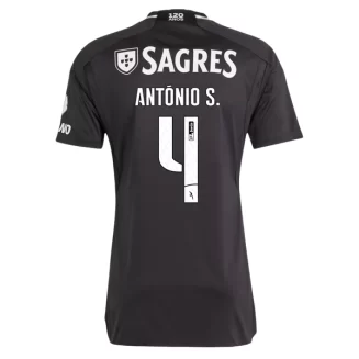 SL Benfica António Silva #4 Uitshirt 2023-2024 Voetbalshirt met Korte mouw