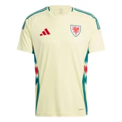 Wales Uitshirt 2024 Voetbalshirts Korte Mouw